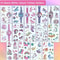 Temporary Unicorn Tattoos For Kids Glittering Stickers For Personalized Decoration Fun Kids Tattoos 1
