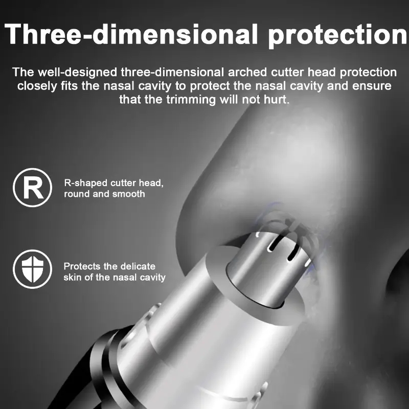 Electric Trimmer For Nose Ear Eyebrow Neck And Clean Shaving Kit For Men And Women 2