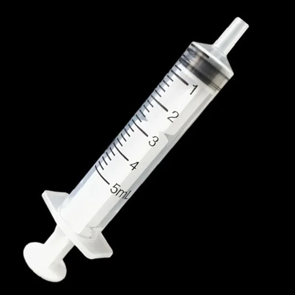 Injector Syringe No Needle, Disposable Plastic for Nutrient Measuring and Pet Food Feeder