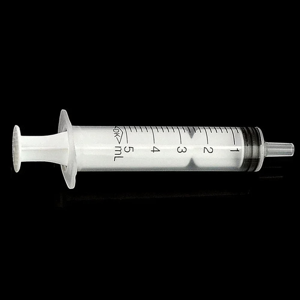Injector Syringe No Needle, Disposable Plastic for Nutrient Measuring and Pet Food Feeder