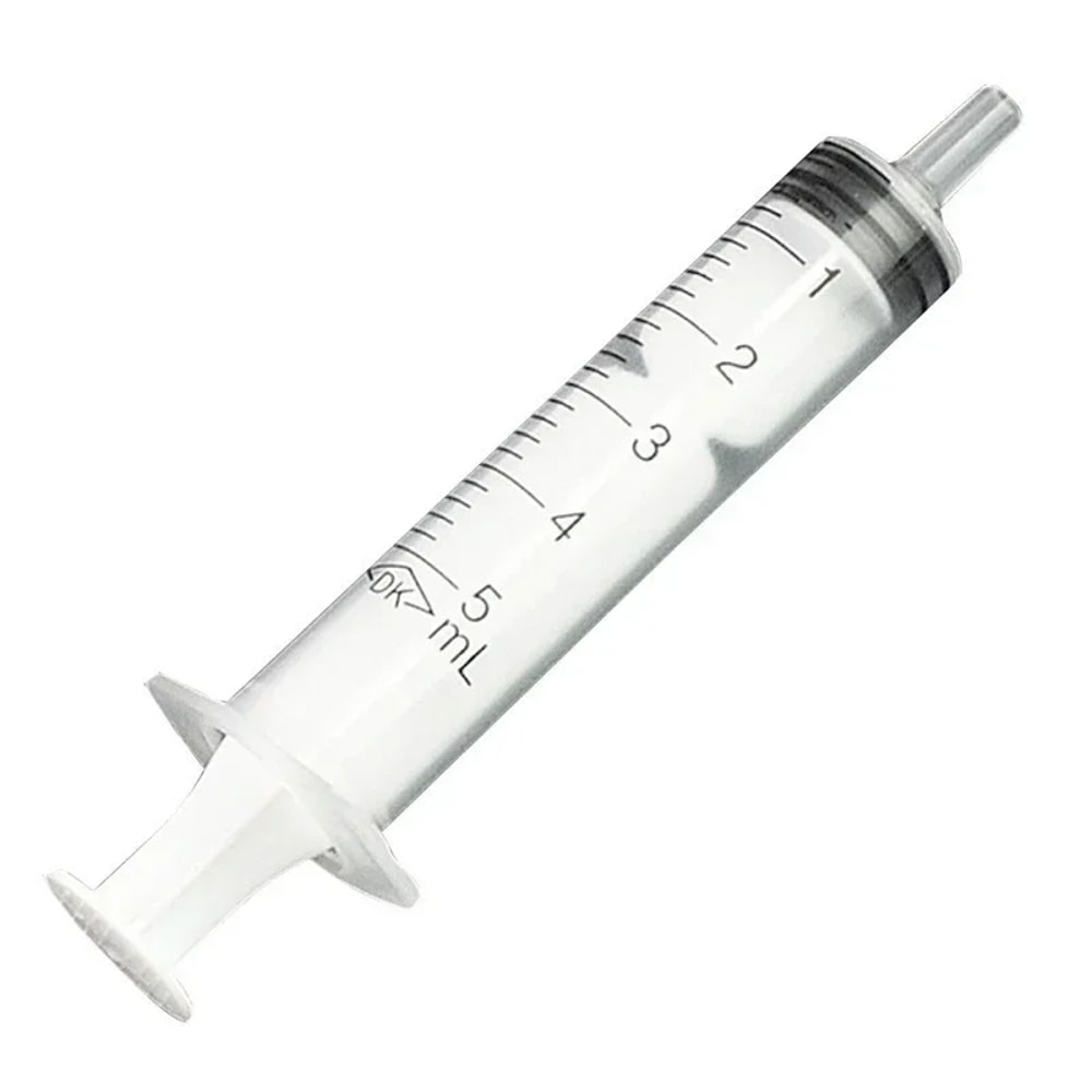 Injector Syringe No Needle, Disposable Plastic for Nutrient Measuring and Pet Food Feeder