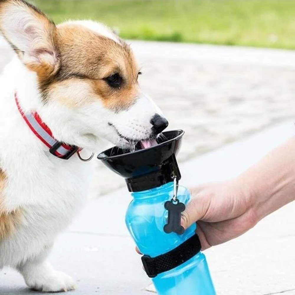Portable Pet Dog Water Bottle, Travel Water Cup for Large Dogs, Feeder Bowl for Dogs and Cats
