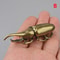 Creative Solid Brass Beetle Ornaments Unicorn Fairy Simulation Copper Insect Tea Pets House Table G 6