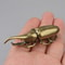 Creative Solid Brass Beetle Ornaments Unicorn Fairy Simulation Copper Insect Tea Pets House Table G 4