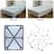 Elastic Band Bed Sheet Holder Straps, Adjustable Clip Fasteners