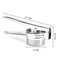Stainless Steel Potato Masher, Manual Ricer Press for Home Kitchen Use