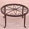 Standing Flower Pot Shelf, Retro Wrought Iron Plant Display Stand for Home & Garden Decoration