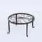 Standing Flower Pot Shelf, Retro Wrought Iron Plant Display Stand for Home & Garden Decoration