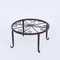 Standing Flower Pot Shelf, Retro Wrought Iron Plant Display Stand for Home & Garden Decoration