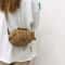 Fashionable Fish Shape Canvas Messenger Bag Mini Crossbody Cute Embroidery Zippered Purses 1