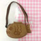 Fashionable Fish Shape Canvas Messenger Bag Mini Crossbody Cute Embroidery Zippered Purses 4
