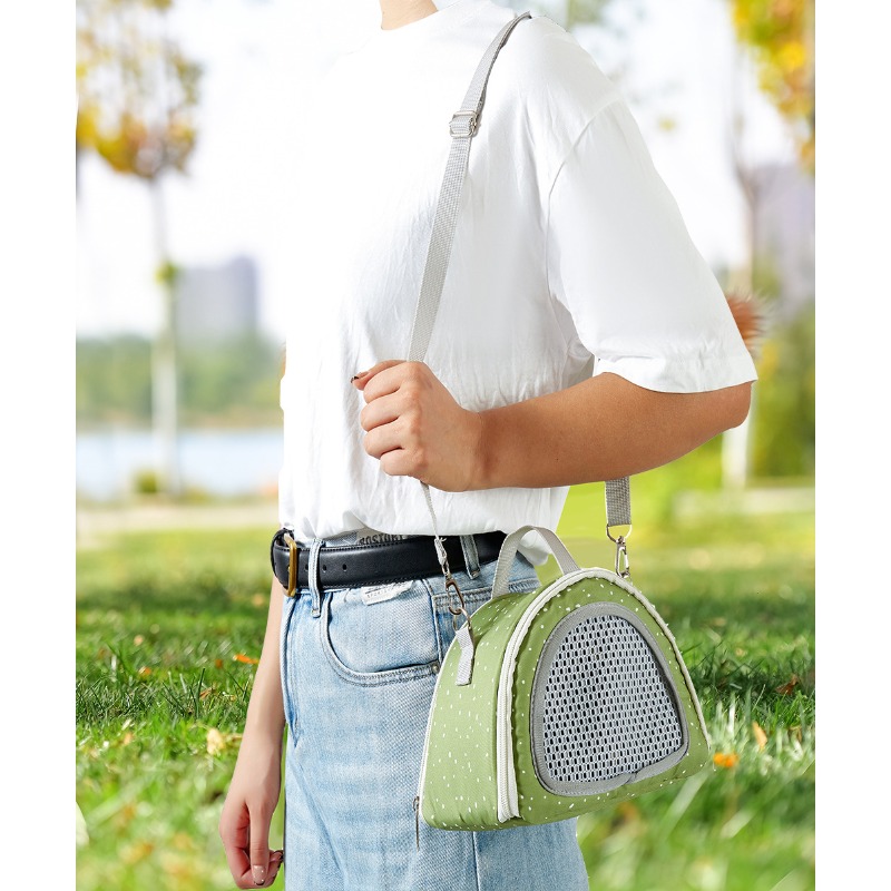 Hedgehog Hamster Take Out Bag Outdoor Pet Oblique Straddle Bag for Squirrel, Chicken, Lizard