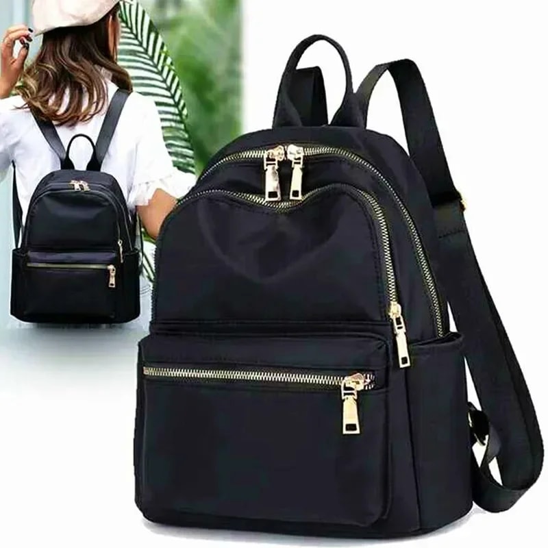 High Capacity Waterproof College Backpack Cute Girl Travel Book Bag Trendy Women Laptop School Bags 0