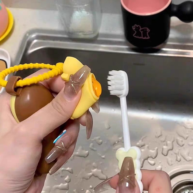 Compact and Convenient Banana Toothbrush Protective Cap, Essential Travel Toothbrush Cover with Toothpaste Storage Box