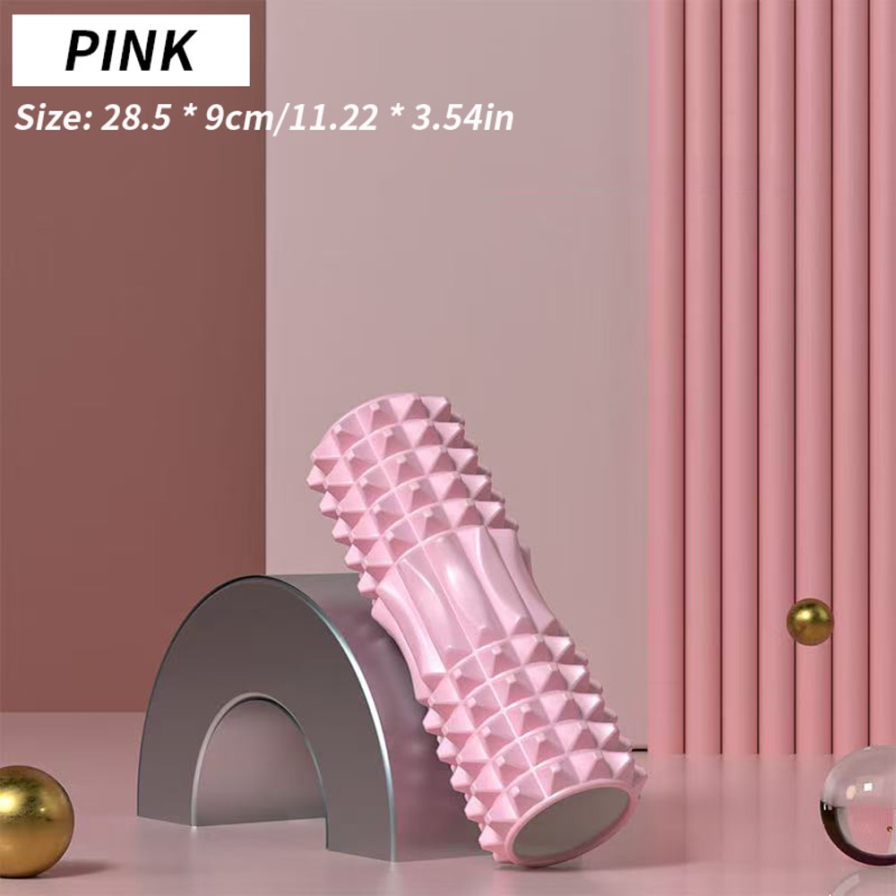 Axis Yoga Column Massage Stick Super LoadBearing Foam Roller Home Exercise Tool 6