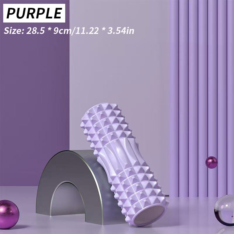 Axis Yoga Column Massage Stick Super LoadBearing Foam Roller Home Exercise Tool 7