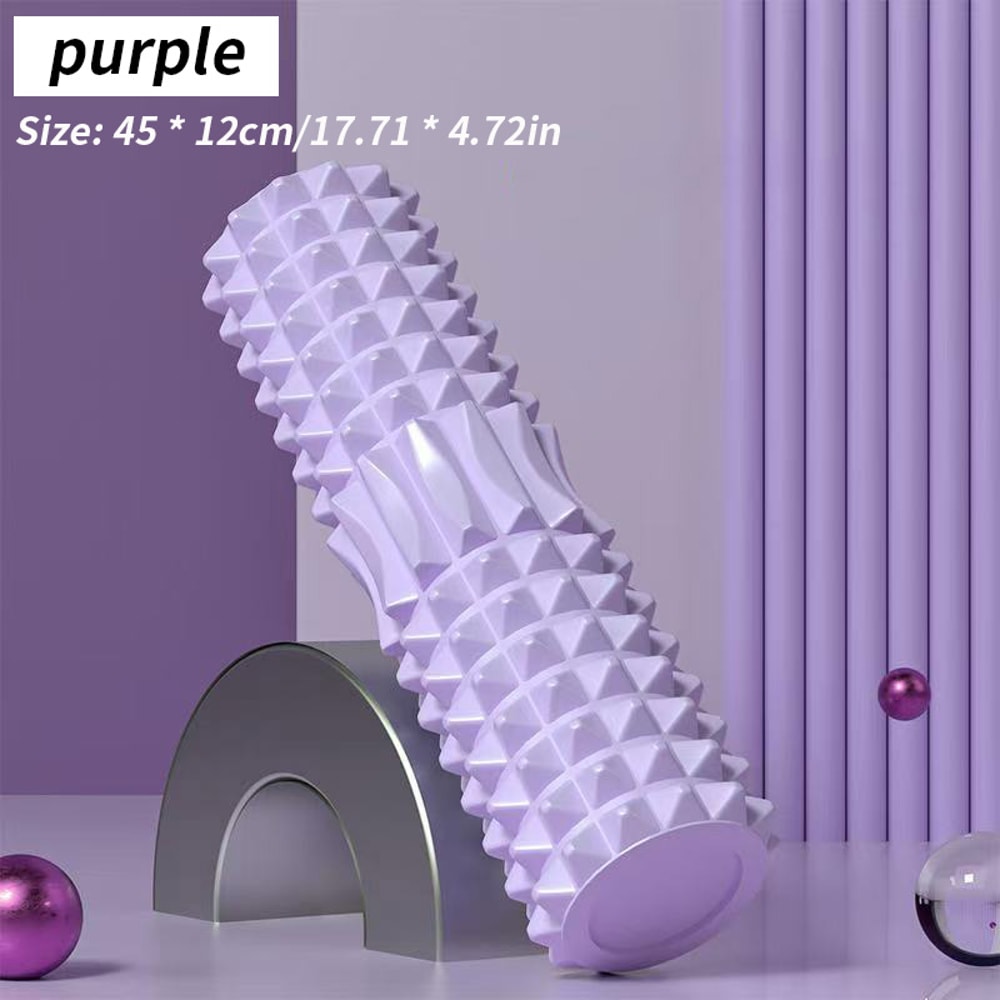 Axis Yoga Column Massage Stick Super LoadBearing Foam Roller Home Exercise Tool 10