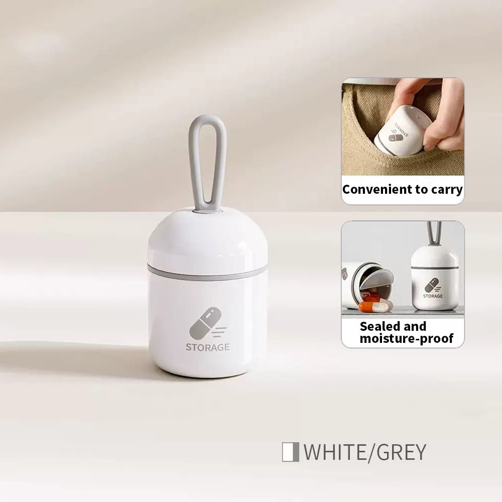 Convenient Mini Medication Box, Moisture Resistant Pill Storage