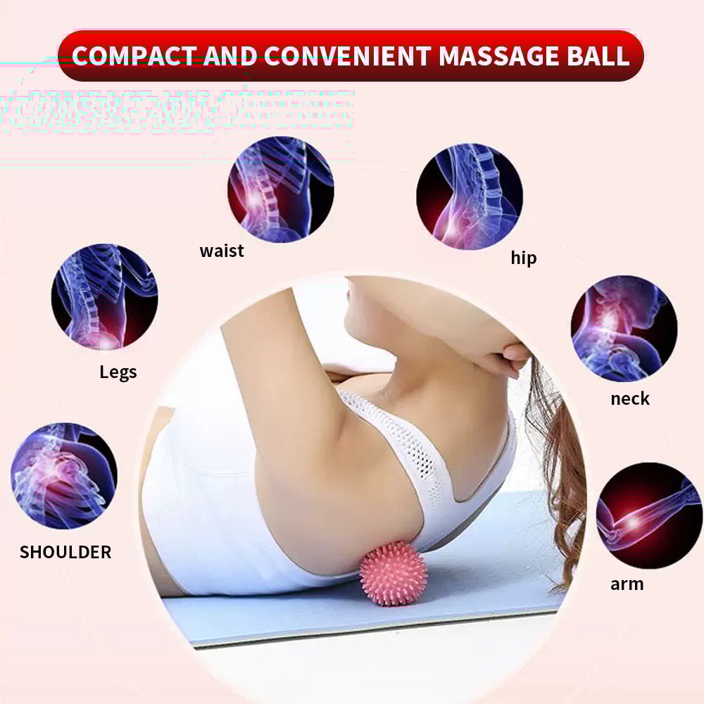 Fascia ball muscle relaxation massage, PVC prick massage ball, yoga fitness foot massage ball for muscle relief