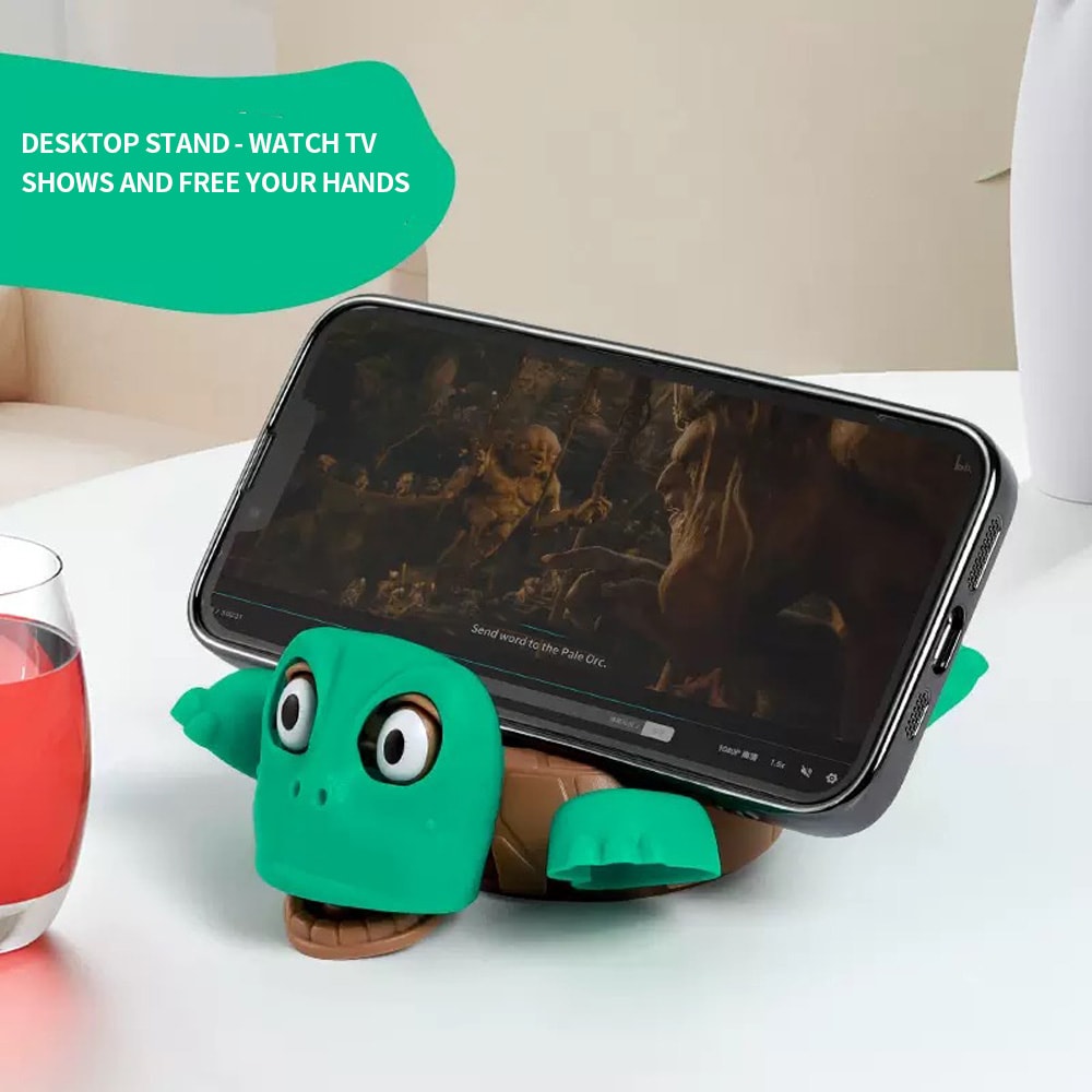 Stress Relieving Fun Turtle Phone Holder Ideal For Lazy Phone Holders 1