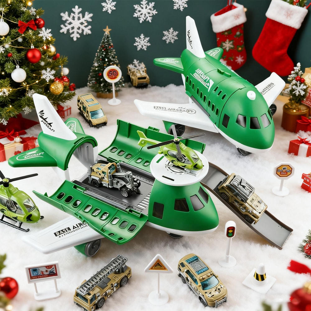 Inertia Plane Model With Storage Transforming Toy For Kids And Adults 8