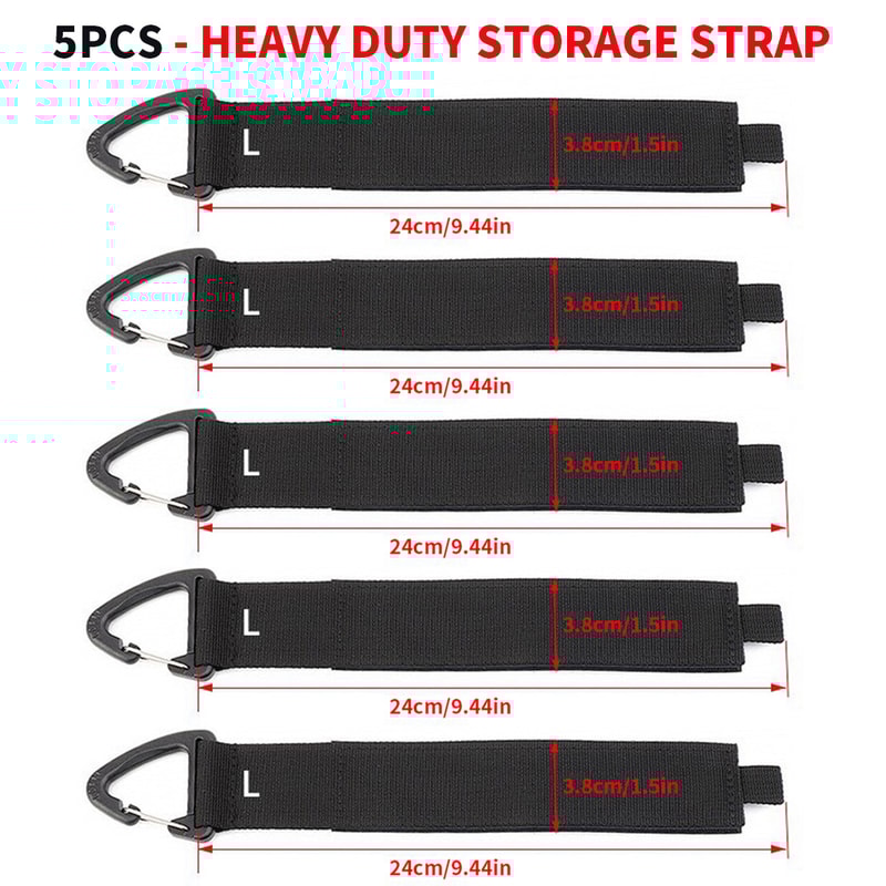Heavy Duty Cord Storage Organizer Triangle Buckle Wire Manager For Power Cables Nylon Straps And Ho
