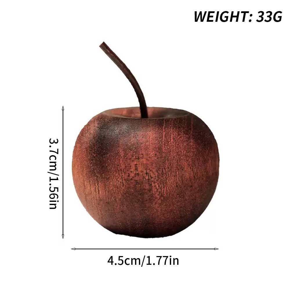 Affordable Apple Shaped Fragrant Wood Set For Home And Car Aromatherapy Essential Oil Ornament Frag 3