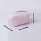 Large Travel Cosmetic Bag Floral Printed Makeup Organizer Puffy Quilted Storage Pouch For Accessori 1