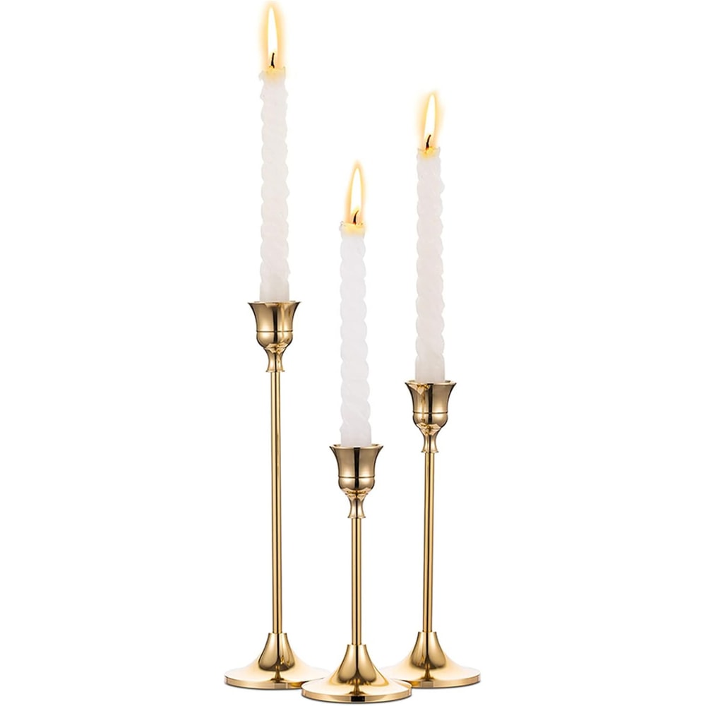 Elegant Metal And Aluminum Tabletop Candle Holders For Wedding And Home Decor Vintage Style 4