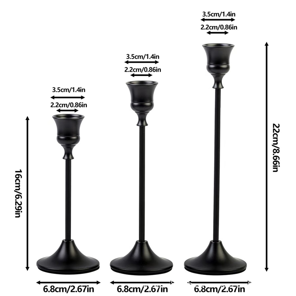 Elegant Metal And Aluminum Tabletop Candle Holders For Wedding And Home Decor Vintage Style 6