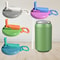 Reusable Soft Drink Can Lid Four Color Options Straw Included Perfect For Beverages And Juices 2