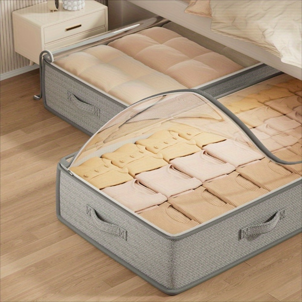 Multipurpose Organizer Bins Foldable Sweater And Linen Storage Bags Under Bed Storage Containers Re 3