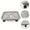 Wheeled Garden Rolling Plant Rack Four Wheels Drainage Tray For Square Pots 4