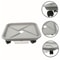 Wheeled Garden Rolling Plant Rack Four Wheels Drainage Tray For Square Pots 4