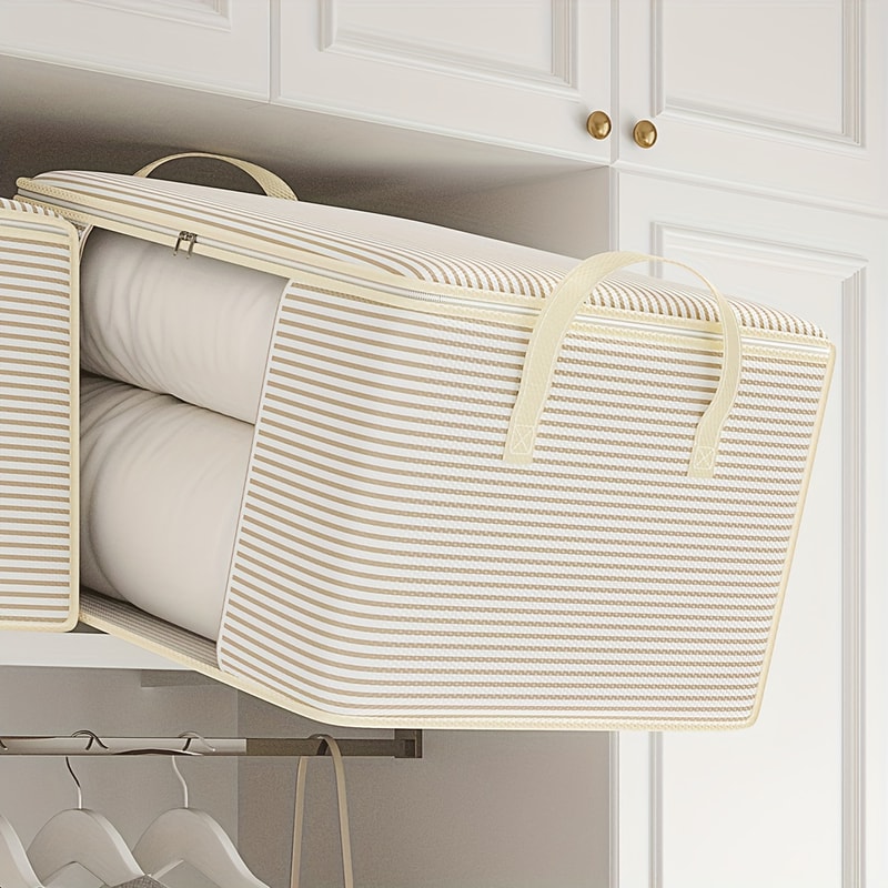 Thickened Zipper Organizer Large Capacity Storage Bag Foldable Dustproof Quilt Clothes Storage Bag 2