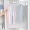 Protective Garment Bags for Clothes Storage, Transparent Thickened Wardrobe Suit and Coat Hanging Bags