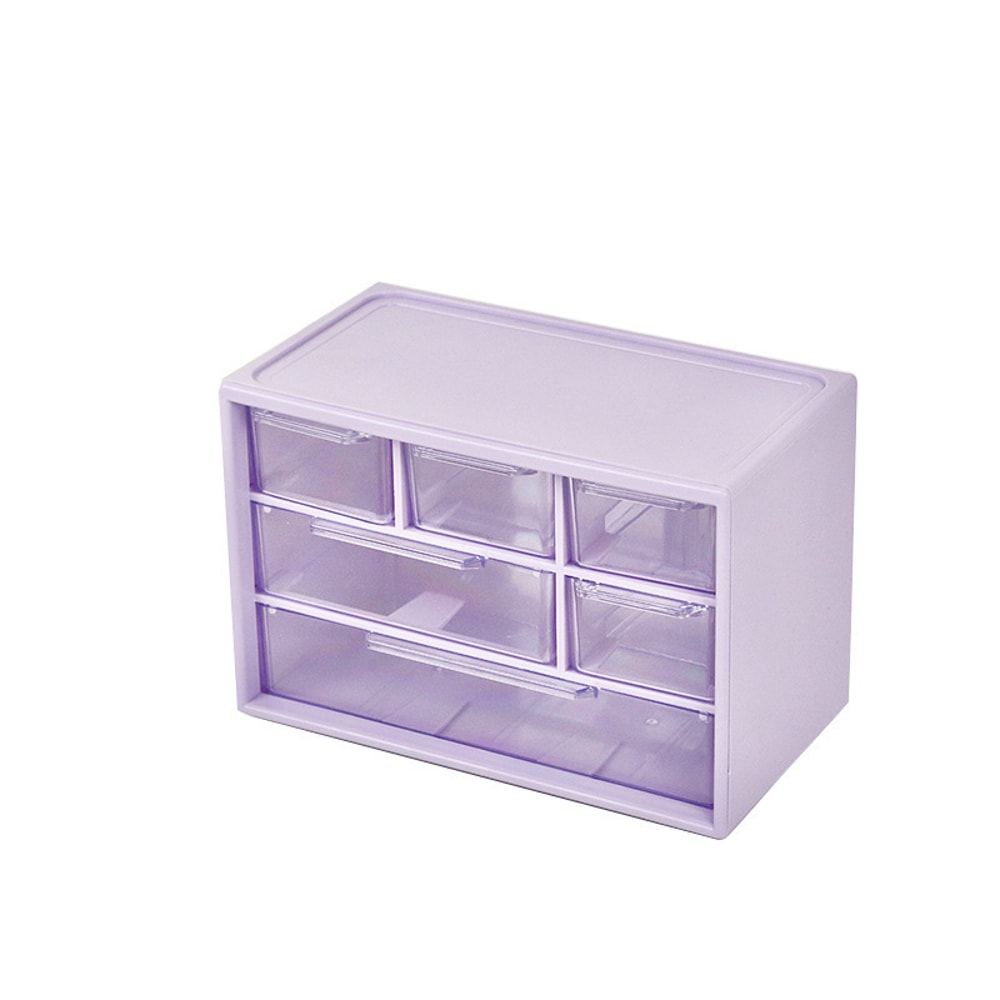 Transparent Organizer For Hair Clips Jewelry Keys Small Tools Dustproof Clear Plastic Desktop Mini 4