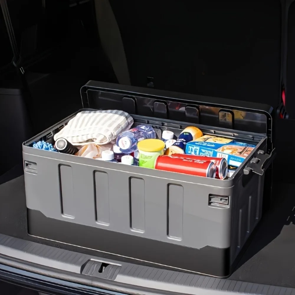 Foldable Car Trunk Organizer Large Waterproof Storage Case Durable Outdoor Camping Box 2