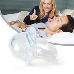 tongue retainer anti snore mouthpiece, drug-free sleep aid for quiet nights