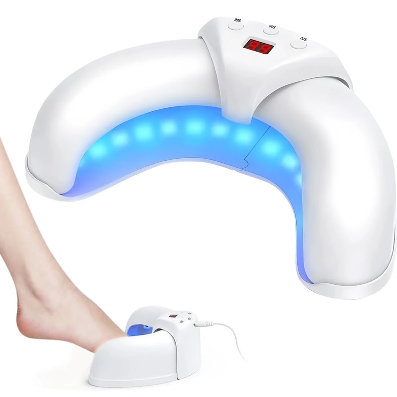 Nail Fungus Light Therapy Device For AtHome Nail Care ClearerLooking Nails 0