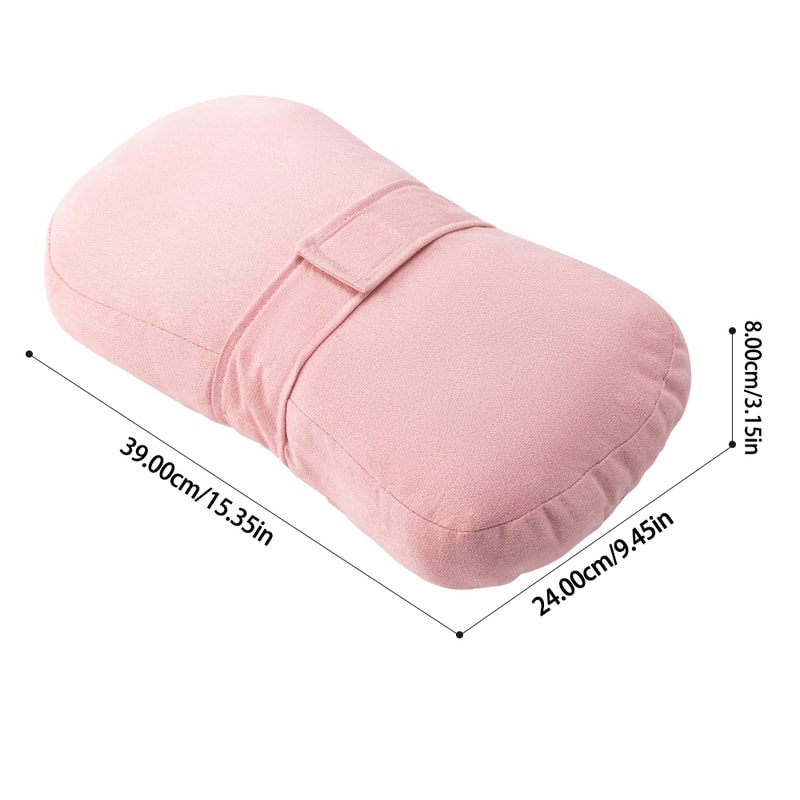 Plush Knee Pillow For Side Sleeper Support Leg Pillow For Hip Back Pain Secure Bind Belt Machine W 6