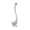 Dense Bristle Head Plastic Toilet Plunger Household, Swan Shape Long Handle Toilet Brush, cute holder set