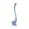 Dense Bristle Head Plastic Toilet Plunger Household, Swan Shape Long Handle Toilet Brush, cute holder set