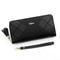Large Capacity Zipper Coin Purse With Card Holder Womens Long PU Leather Wallet Stylish Wristlet Ph 3