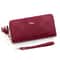 Large Capacity Zipper Coin Purse With Card Holder Womens Long PU Leather Wallet Stylish Wristlet Ph 6