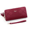 Large Capacity Zipper Coin Purse With Card Holder Womens Long PU Leather Wallet Stylish Wristlet Ph 6
