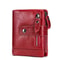 High Quality Small Female Clutch, Genuine Leather Women Wallet for Coin and Card, Fashion Ladies Walet Luxury Brand