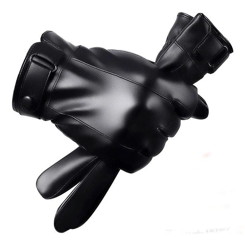 Mens Motorcycle Winter Gloves Waterproof Outdoor Cold Protection Thick Pile Riding Gloves For Cycli 1