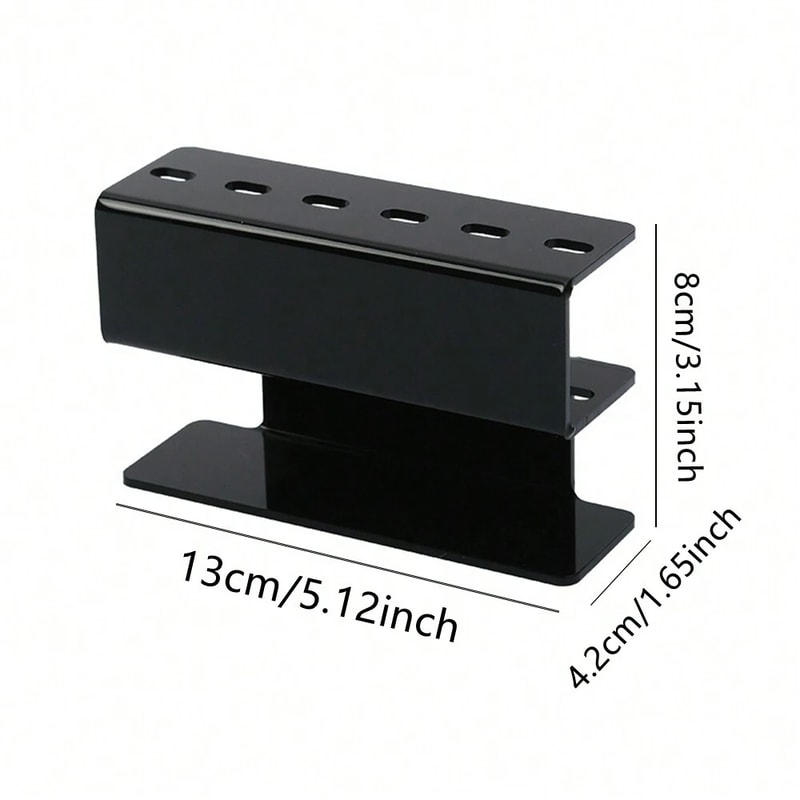 Professional Eyelash Extension Display Stand 6Hole Acrylic Tweezer Storage Rack Makeup Tools Organi 5