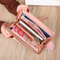 Fashion Card Holder Small Purse Korean Womens Long Wallet Hollow Leaf Zipper Clutch Bag 3